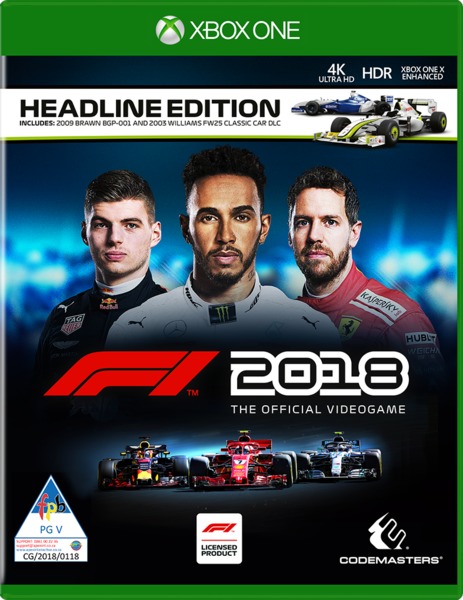 F1 2018 : Xbox One (German cover )(Pre-owned)