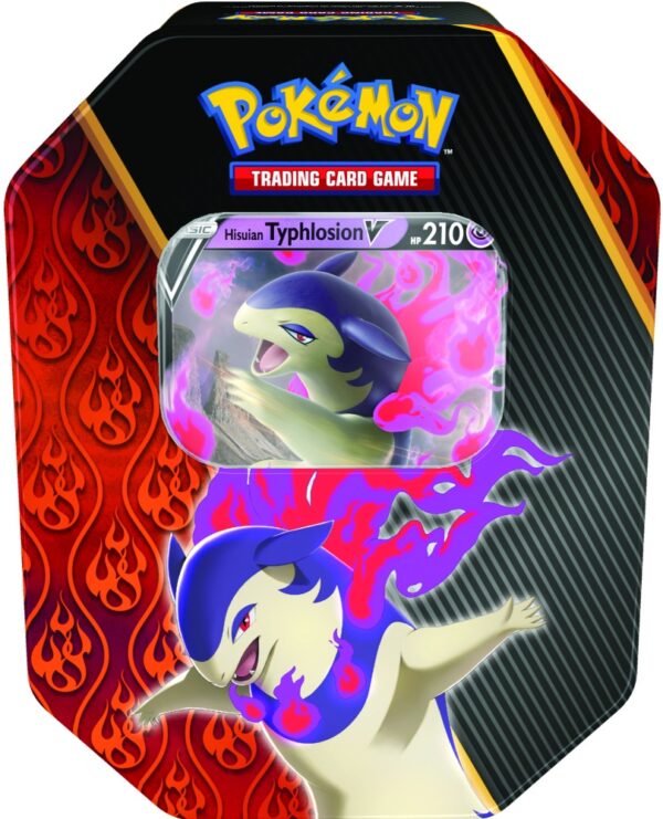 Pokemon Divergent Powers Tin ''Hisuian Typhlosion V" : (New)