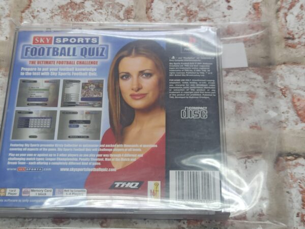Sky Sports Football Quiz : PS1 PAL (Pre-owned) - Image 2