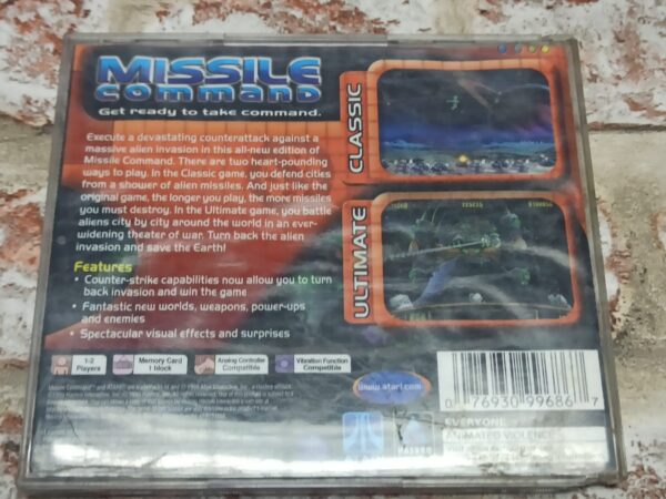 Missile Command : PS1 NTSC (Pre-owned) - Image 4