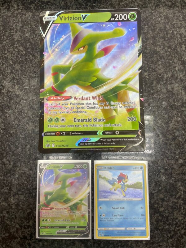 Pokemon Virizion V cards : (New)