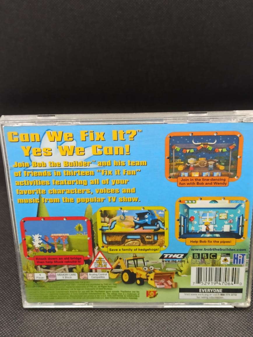 Bob the Builder ‘Can We Fix It’ : PS1 NTSC (Pre-owned) – Game-Over
