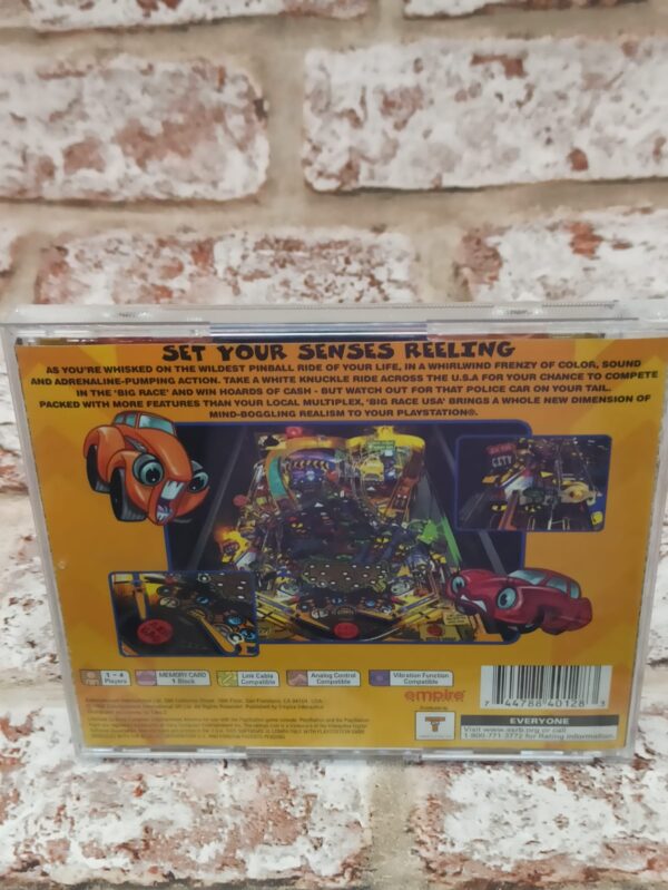 Pro Pinball Big Race USA : PS1 NTSC (Pre-owned) - Image 2