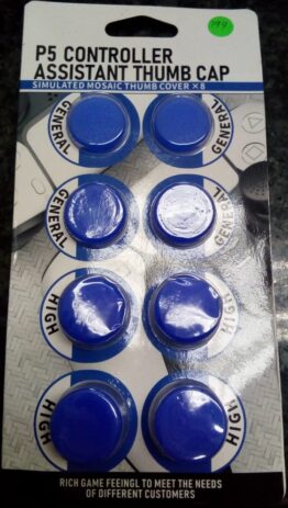 Controller Thumb Cap Pack Blue : PS5 (New)