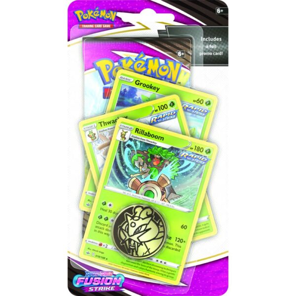 Pokemon Fusion Strike Premium Blister Rillaboom : (New)