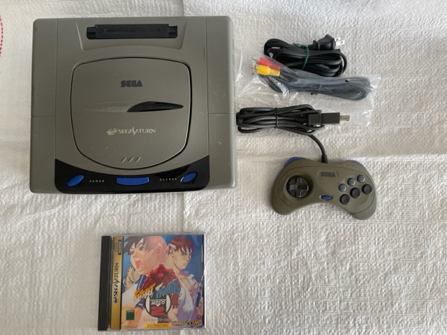 Sega Saturn + Street Fighter Game ( NTSC/J ) (Pre-owned)
